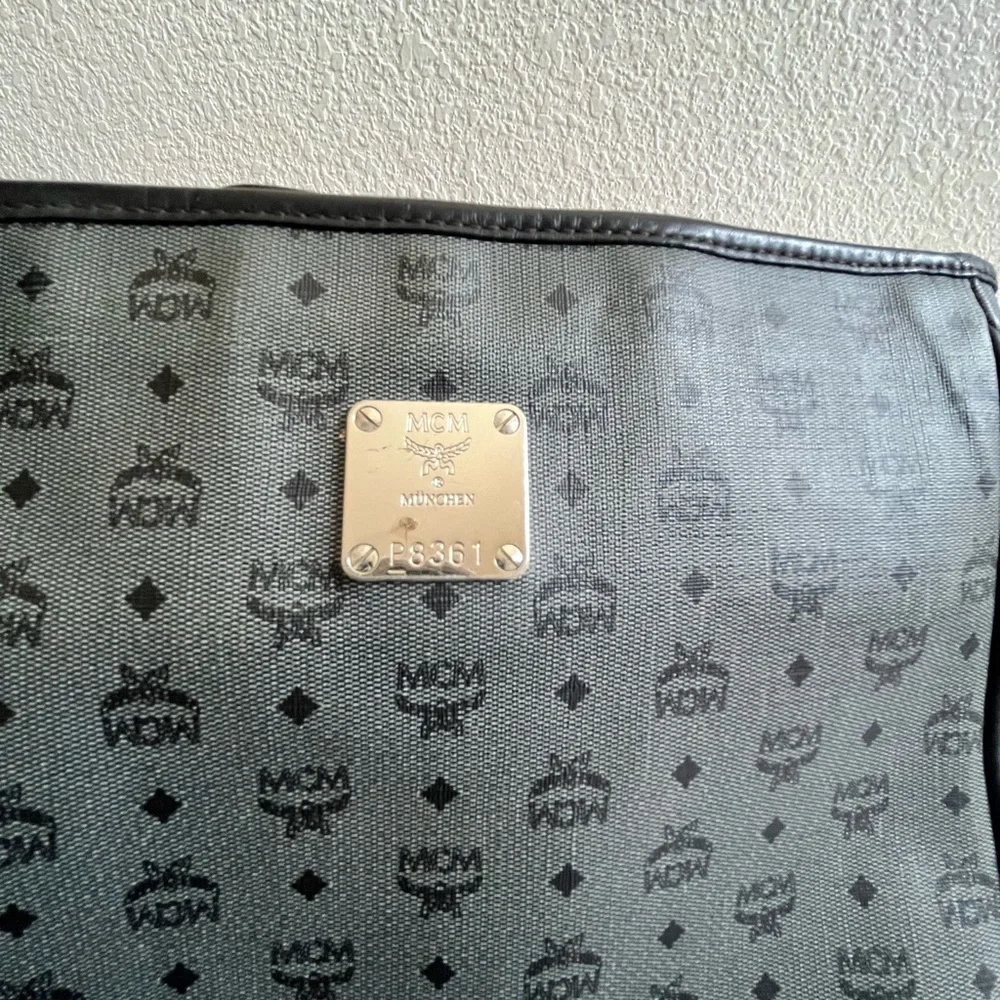MCM Black and Gray Messenger Bag - Picture 9 of 9